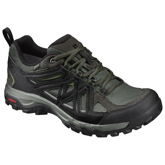 Salomon Israel EVASION 2 GTX® - Mens Hiking Shoes - Olive/Black (DNZI-09462)